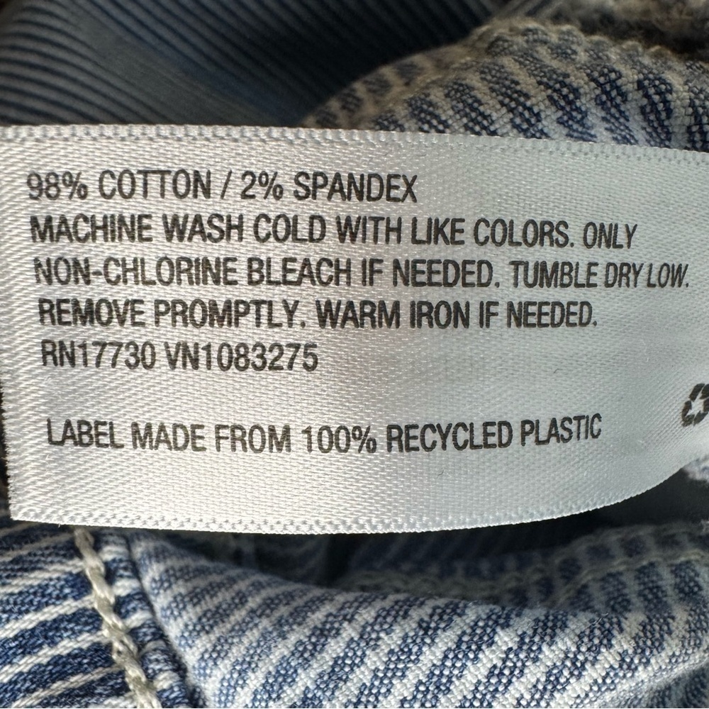 EUC Universal Thread Women's Blue Striped Boyfriend Jeans - Picture 6 of 6